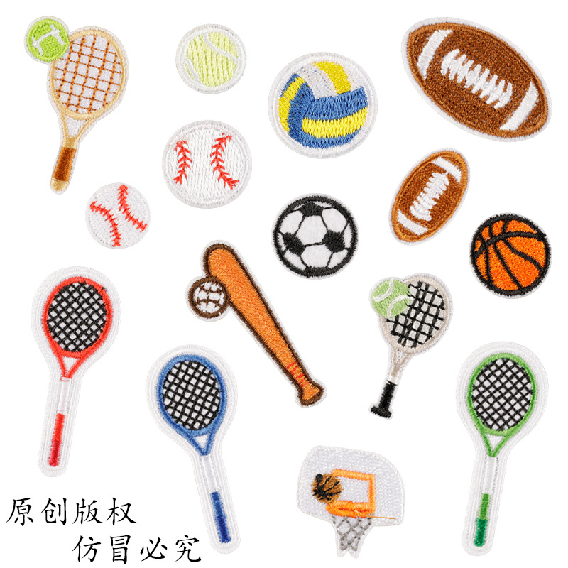 100pcs/Lot Creative Embroidery - Table Tennis Olympics review and price