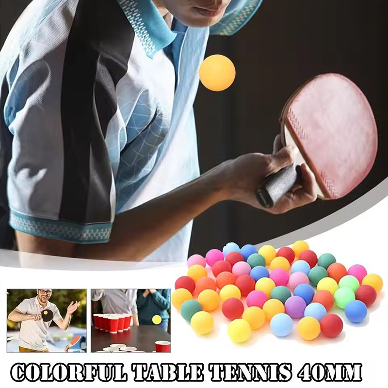 50Pcs Multicolor Plastic Ping  - Table Tennis Olympics review and price